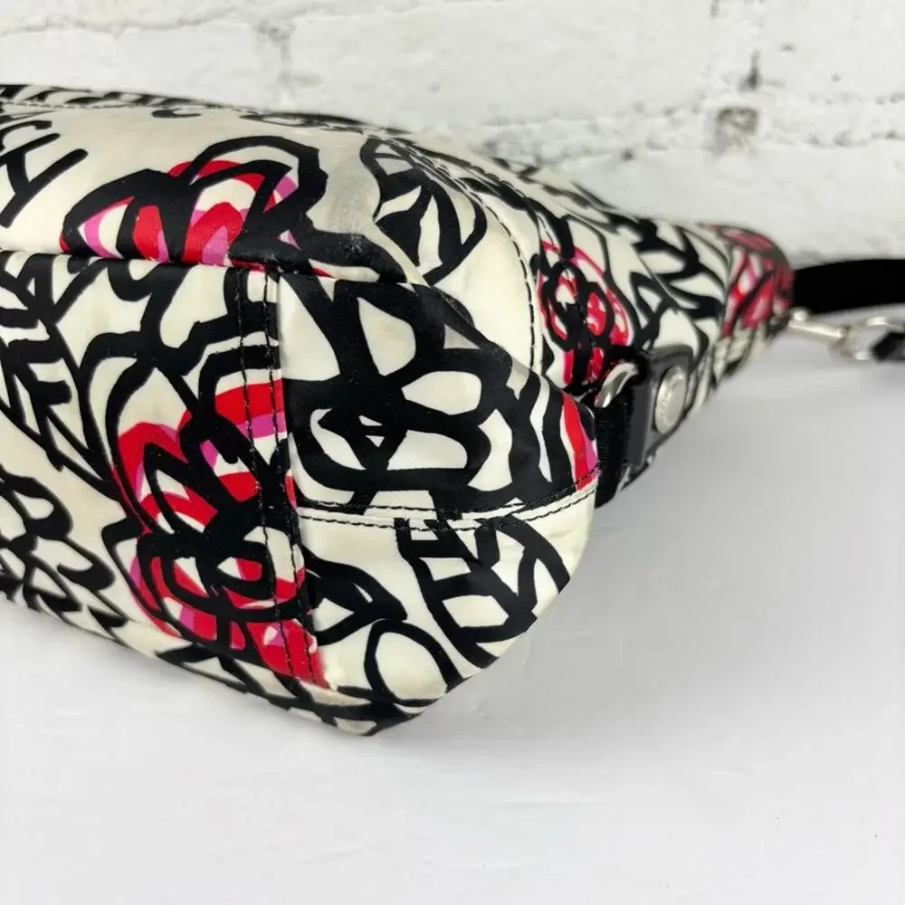 Coach Poppy Daisy Floral Graffiti Bag & Wristlet